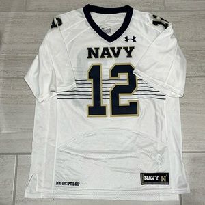 Navy Midshipmen Under Armour football jersey, medium